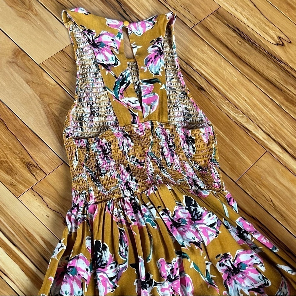 Floral Smocked Sleeveless Dress Size XS - Picture 8 of 15